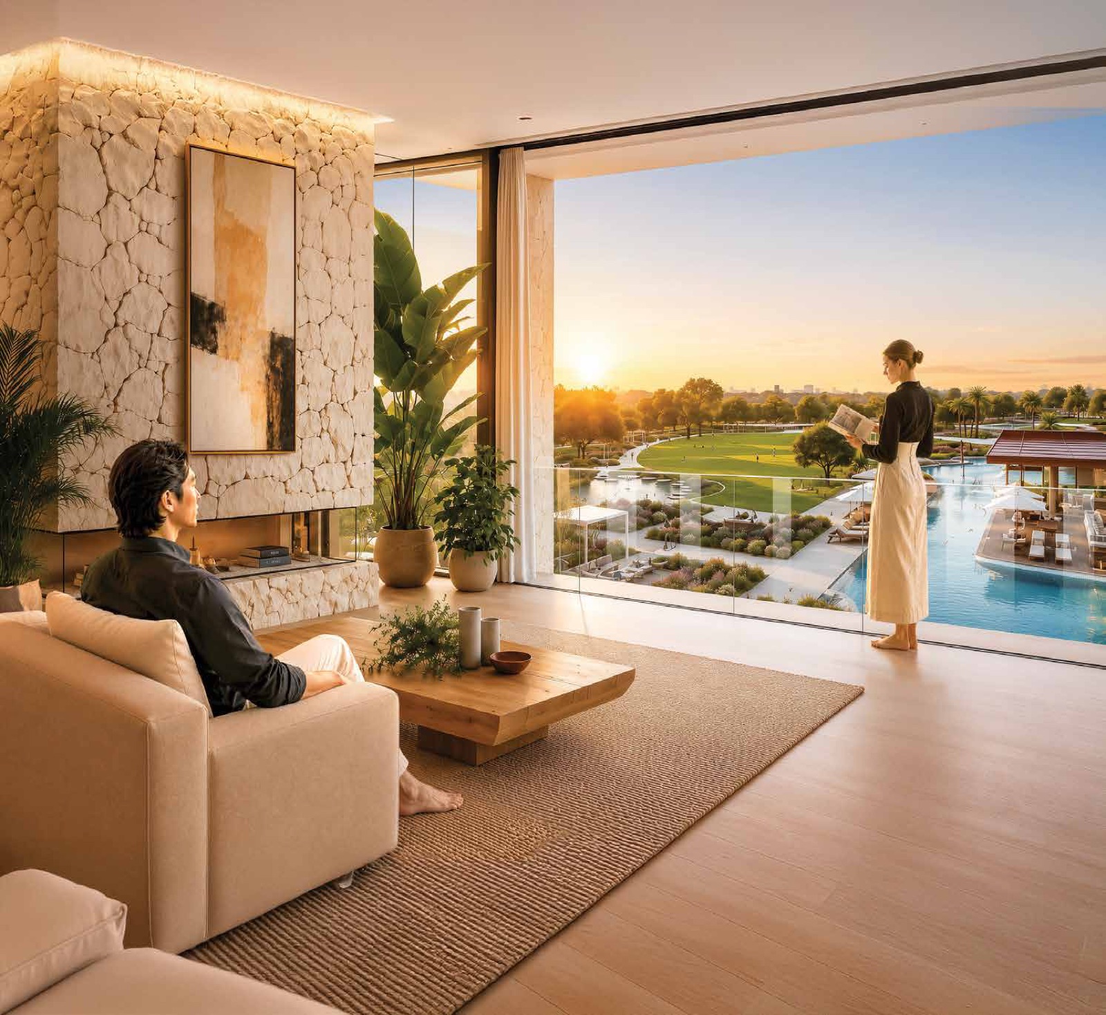 Codename Plume by Gaurs — resort-style lifestyle render (artist's impression)