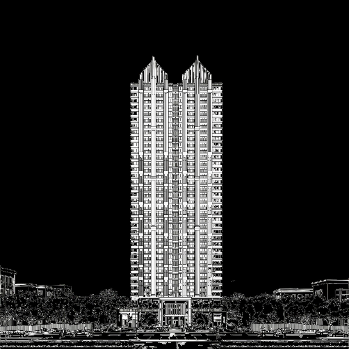 Codename Plume — tower elevation (artist's impression)